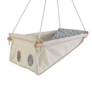 Hamac balançoire Bébé Coton Bio écru Jules, Cadeau Nouveau Né, Zebul' Hamac, Livraison Gratuite