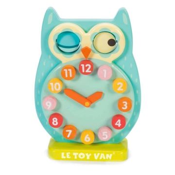 Horloge Le Toy Van, Jouet pour apprendre les heures, Jeu en Bois