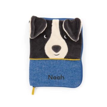 Protège carnet de santé Puce et Pilou, idée petit cadeau naissance personnalisé