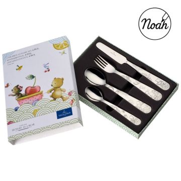 Couverts Villeroy & Boch, 4 couverts à graver Hungry as a Bear