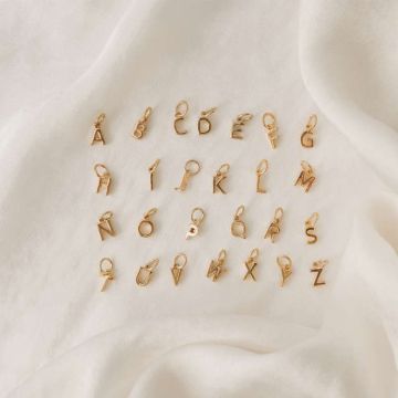 Pendentif lettre alphabet pour personnaliser votre bola de grossesse Ilado
