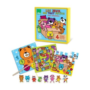 Jeux de sociétés pour les tout petits, Jeu Société dès 2 ans, Mes Doudous Vilac