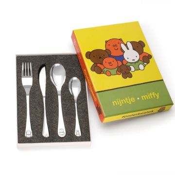 Couverts enfant à graver Miffy et ses amis Zilverstad
