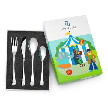 Couverts enfant personnalisés Cirque Zilverstad