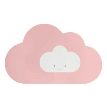 Tapis Bébé Mousse Quut, Petit Nuage rose, Modulable sol et mur