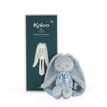 Peluche lapin bleu Kaloo - doudou personnalisable avec prénom