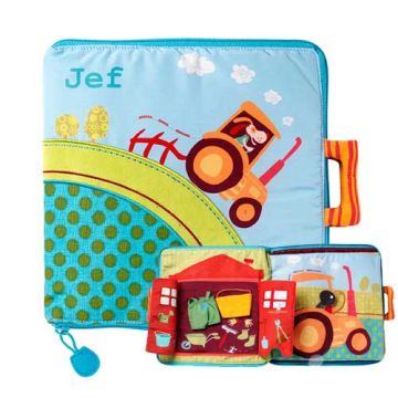 Jef à la ferme, grand livre en tissu Lilliputiens