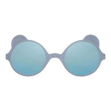 KiETLA Lunettes 2-4 ans incassables, haute protection Ourson Garçon bleu argenté