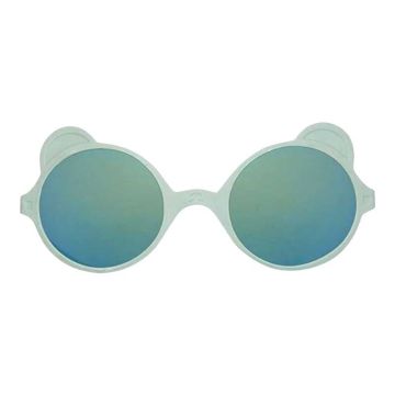 KiETLA Lunettes 1-2 ans incassables, haute protection Ourson Garçon vert amande