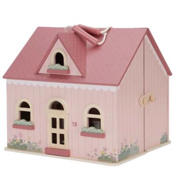 Maison de poupée portable en bois Little Dutch, Jouet bois FSC dès 3 ans