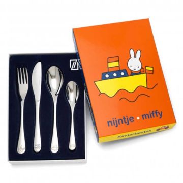 Couverts enfant à graver Miffy Transport Zilverstad