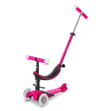 Trottinette MICRO MINI2GROW DELUXE rose, enfant de 1 à 6 ans