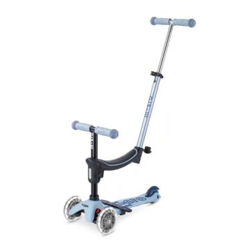 Trottinette Micro Mini2Grow Deluxe LED 2.0 Ocean Slate – évolutive & lumineuse
