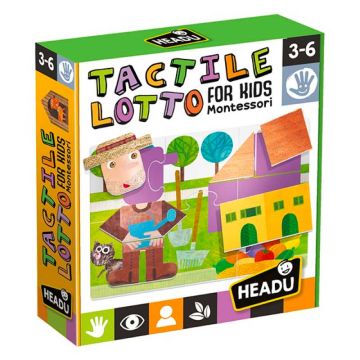 Montessori Tactile Lotto pour enfants de 3 à 6 ans