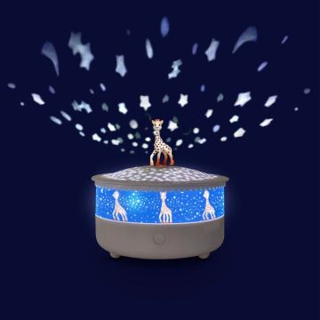 Veilleuse musicale et projecteur d'étoiles, Sophie la Girafe de Trousselier