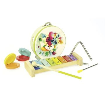 Set d'instruments de musique pour enfant, Jouet musical Vilac, Woodland