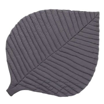 Tapis de Jeu coton biologique certifié GOTS Toddlekind, Leaf Anchor Black