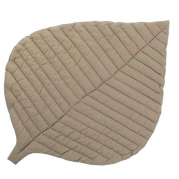 Tapis de Jeu coton biologique certifié GOTS Toddlekind, Leaf Tan