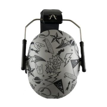 Casque anti Bruit Pamirs pour garçon et fille dè 2 à 10 ans, Graffiti , Baby Banz