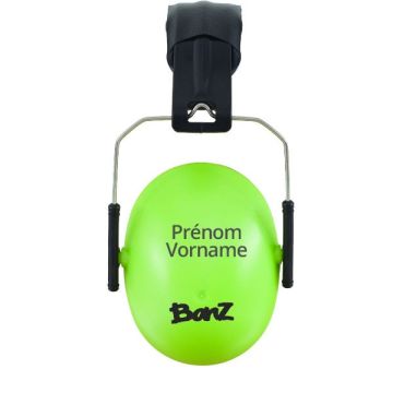 Protection auditive pour enfant 2-10, vert (pamir à personnaliser)