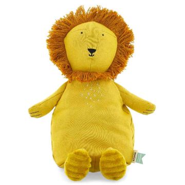 Peluche 38 cm Prénom Bébé Trixie pur Coton biologique, Tissus durables et recyclé à 100%, dès la naissance, lion
