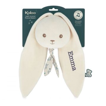Peluche musicale Kaloo, Lapinoo crème à personnaliser