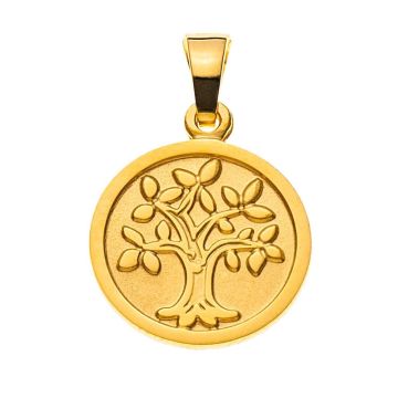 Arbre de vie pendentif bijou or 750 18 carats, cadeau baptême - livraison gratuite suisse