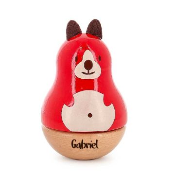 Boîte à Musique en Bois Lucien le chien, idée cadeau personnalisé, Vilac