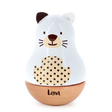 Boîte à Musique en Bois Mariette la minette, idée cadeau personnalisé, Vilac