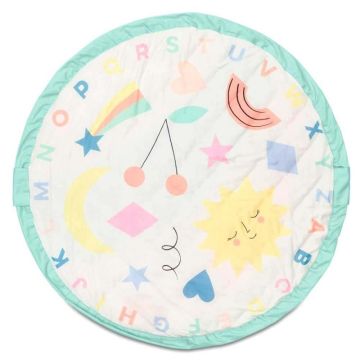 Sac ABC rangement de jouets et tapis de jeu SOFT Play & Go & Meri Meri