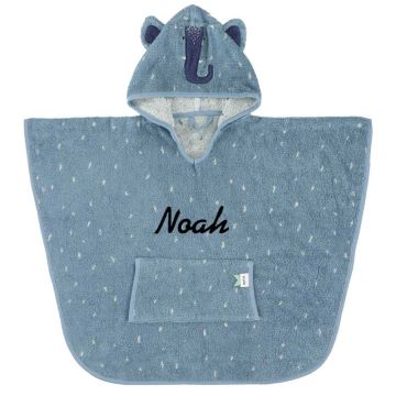 Poncho Trixie Baby Eléphant Sortie de Bain pour enfant, à personnaliser
