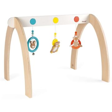 Portique Eveil Bébé, En bois, Arche activités Idée Cadeau Naissance Nouveau Né, Janod