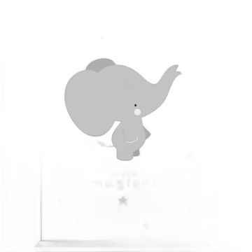 Poster Bébé, Elephant gris