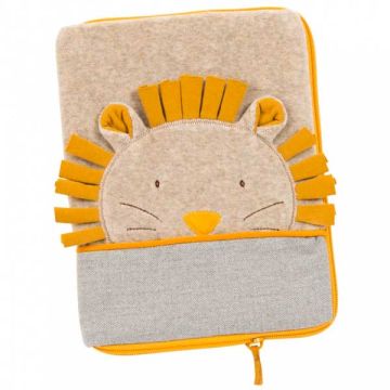 Protège carnet de santé Bébé Idée Petit Cadeau Naissance, Lion Moulin Roty