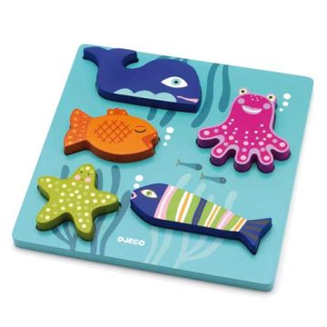 Puzzle en bois Animaux marins Blop