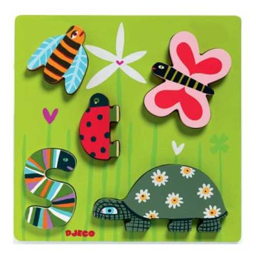 Puzzle en bois Kimi dès 1 an, Djeco