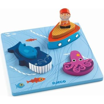 Puzzle en bois Premier Age Moby Djeco