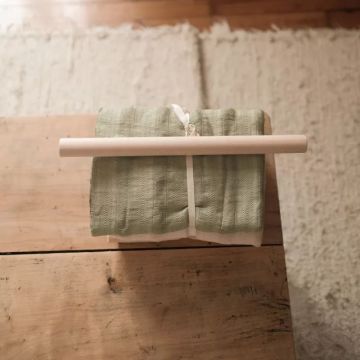 Rebozo Bio, Ilado, Tissu pour la grossesse, l'accouchement et le post-partum, Idée Cadeau Future Maman, Argile clair