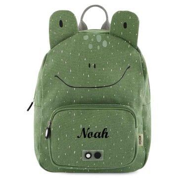 Sac à dos Trixie, Cadeau personnalisé avec prénom broderie, dès 3 ans, Grenouille