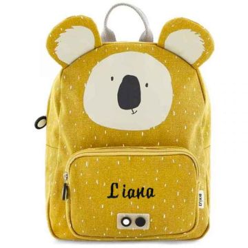 Sac à dos Trixie, Cadeau personnalisé avec prénom enfant broderie, dès 4 ans, Koala