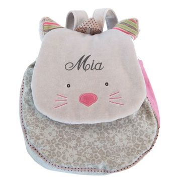 Sac à dos Bébé Chamalo à broder et personnaliser Moulin Roty