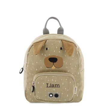 Sac à dos Trixie, Cadeau personnalisé avec prénom broderie, dès 2 ans, Chien