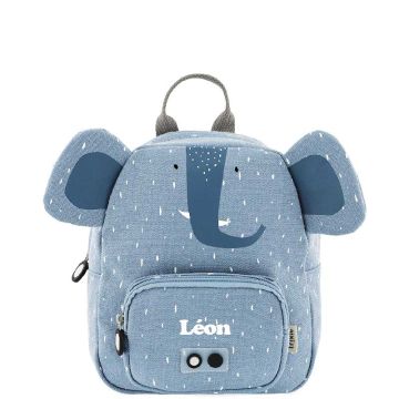 Sac à dos Eléphant small Trixie Baby, Cadeau personnalisé avec prénom ou initiales en broderie, dès 2 ans