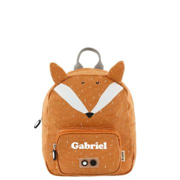 Sac à dos Renard small Trixie Baby, Cadeau personnalisé avec prénom ou initiales en broderie, dès 2 ans