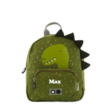 Sac à dos Dino small Trixie Baby, Cadeau personnalisé avec prénom ou initiales en broderie, dès 2 ans