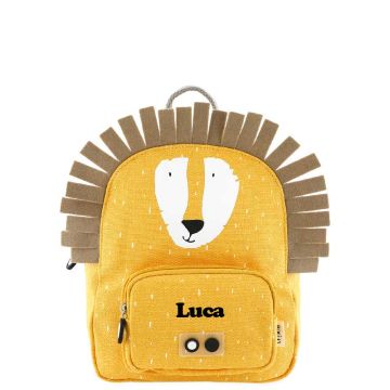 Sac à dos Lion small Trixie Baby, Cadeau personnalisé avec prénom ou initiales en broderie, dès 2 ans