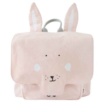 Sac Ecole Fille, Cartable Première Rentrée, Cadeau personnalisé, Petite Lapin Rose