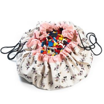 Sac de jeux et de rangement pour enfant Disney Minnie Gold, Play & Go