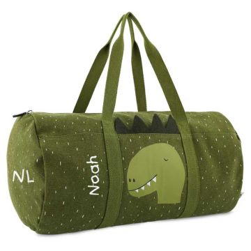 Sac de sport Trixie Baby Dino, Kid Roll Bag à personnaliser avec prénom enfant