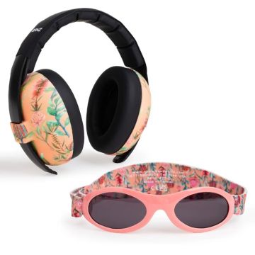 Combo bébé Baby Banz lunettes de soleil + pamirs – motif waratah